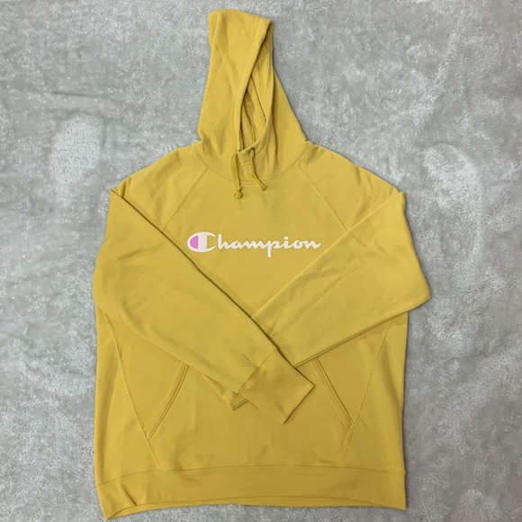 Yellow Champion Hoodie - Picture 2 of 3